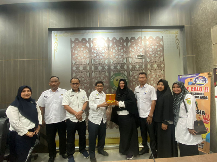 Kunjungan DPMPTSP Kabupaten Rokan Hilir ke DPMPTSP Kabupaten Kampar