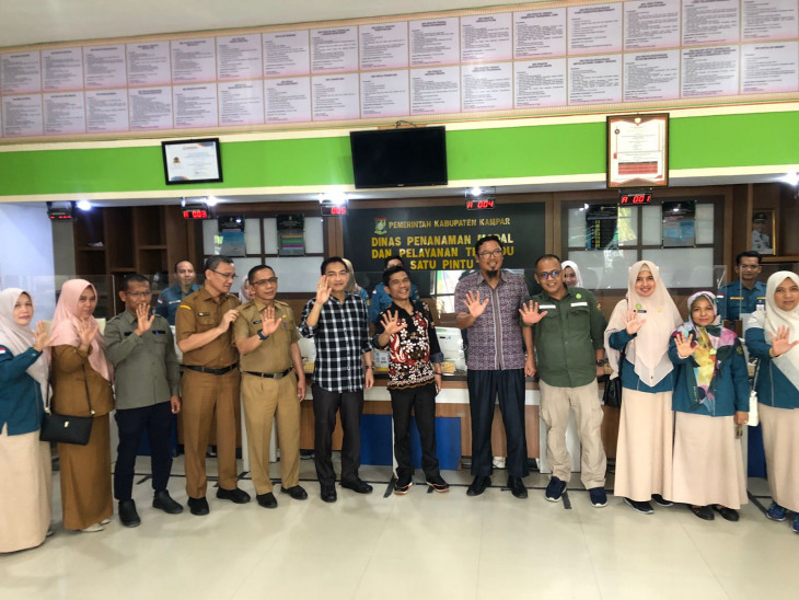 DPMPTSP Kabupaten Kampar Menyambut Kunjungan dari Ombudsman RI