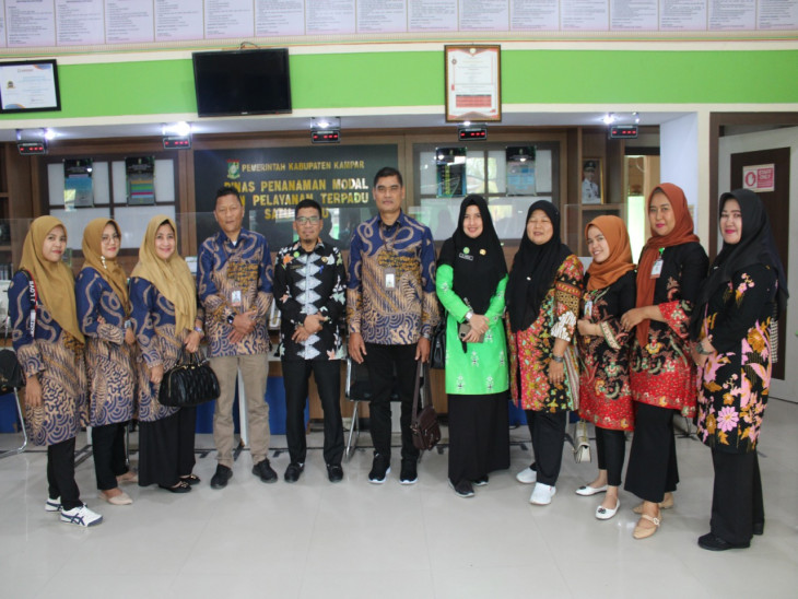 DPMPTSP Kabupaten Kampar Sambut Kunjungan DPMPTSP Kota Solok