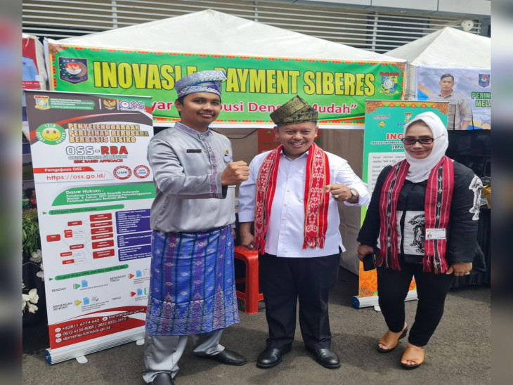 DPMPTSP kabupaten kampar mengikuti acara expo inovasi yang di adakan BPSDM Kementerian Dalam Negeri yang merupakan rangkaian kegiatan Aksi Perubahan Kinerja Organisasi