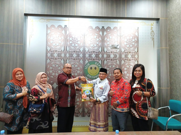Kunjungan DPMPTSP Kabupaten Pelalawan ke DPMPTSP Kabupaten Kampar