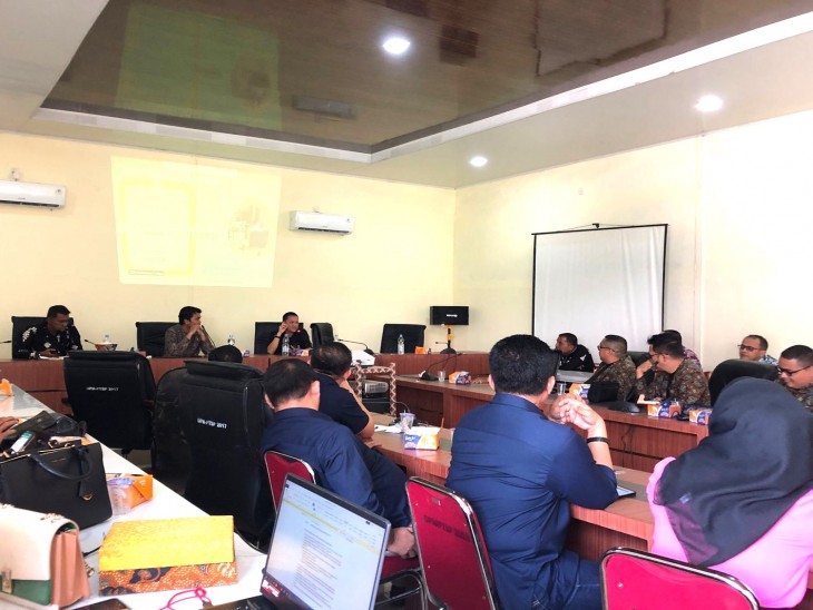 DPMPTSP Kabupaten Kampar mengadakan Rapat antar Instansi Teknis dan Asosiasi-Asosiasi Perumahan terkait Sinkronisasi Percepatan Pelayanan Penerbitan Izin PBG