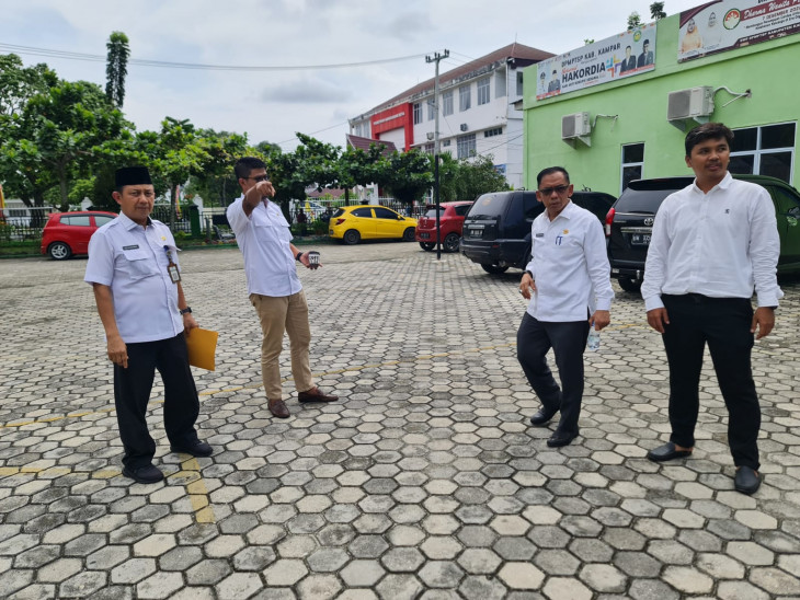 Pj Sekretaris Daerah Kampar Tinjau Lokasi Rencana MPP (Mal Pelayanan Publik) Serta Menghadiri Halal Bi Halal Keluarga Besar DPMPTSP kabupaten Kampar