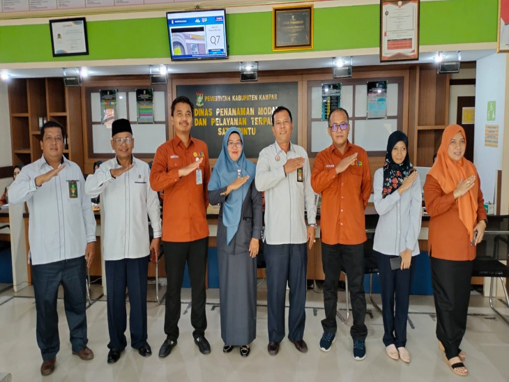 DPMPTSP Kabupaten Kampar Sambut Kunjungan Pengadilan Agama Bangkinang
