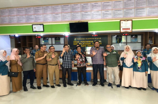DPMPTSP Kabupaten Kampar Menyambut Kunjungan dari Ombudsman RI