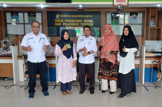 DPMPTSP Kabupaten Kampar Sambut Kunjungan DPMPTSP Kota Solok