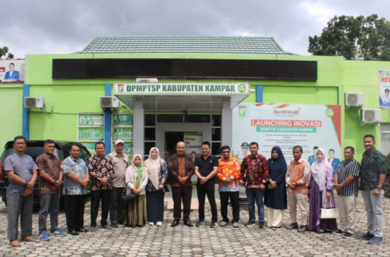 DPMPTSP Kabupaten Kampar Sambut Studi Tiru DPMPTSPTK Kabupaten Merangin