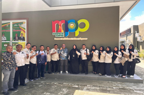 DPMPTSP Kabupaten Kampar Sambut Studi Tiru DPMPTSP Kabupaten Rokan Hilir