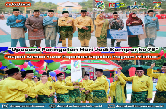 Upacara Hari Jadi Kampar ke-76, Bupati Paparkan Realisasi Program Prioritas untuk Masyarakat